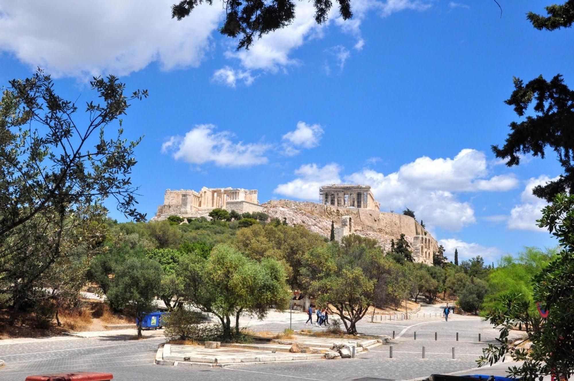 אתונה Cozy Apartment In Acropolis With Roof Garden מראה חיצוני תמונה