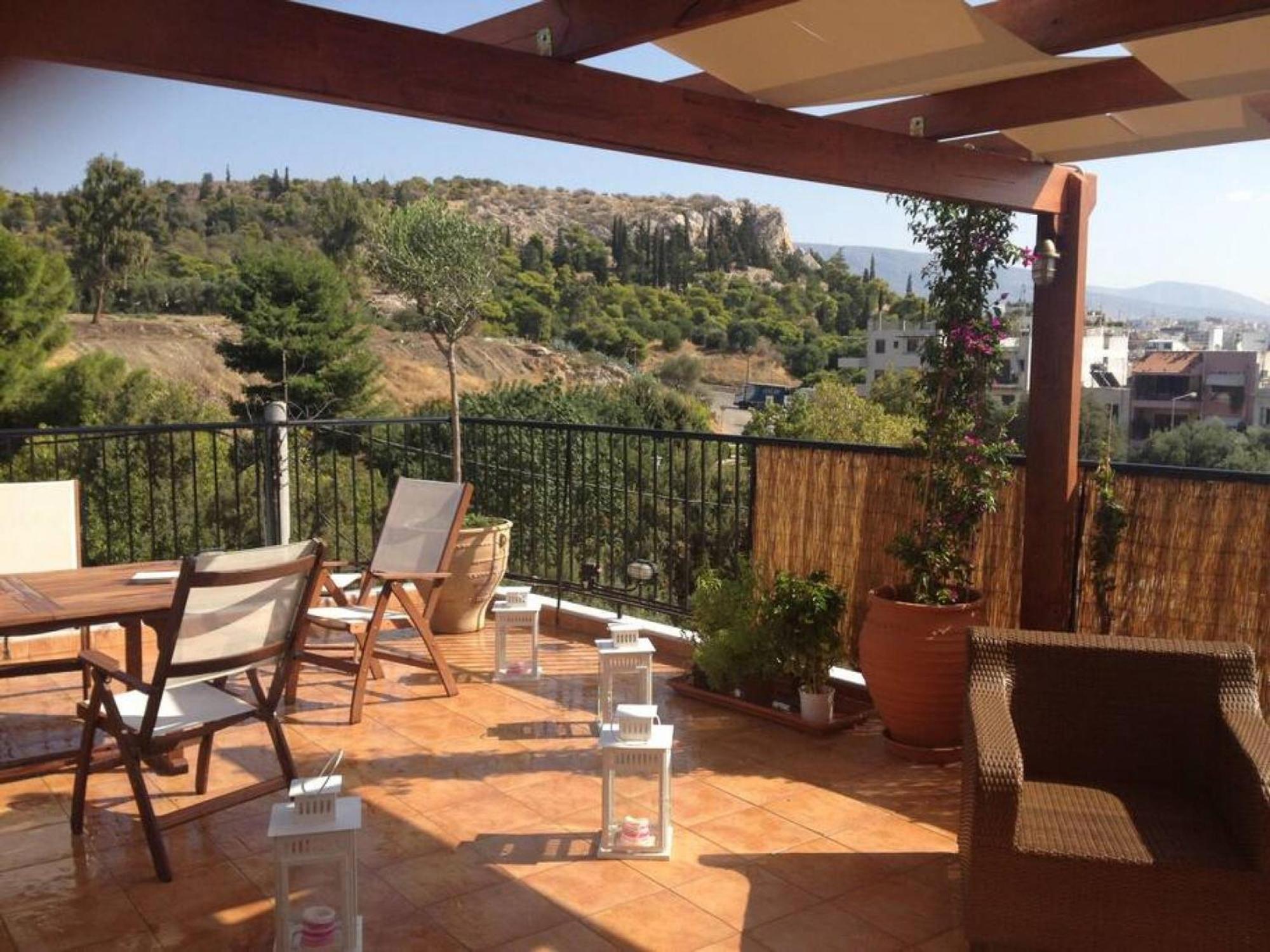 אתונה Cozy Apartment In Acropolis With Roof Garden מראה חיצוני תמונה